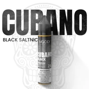 CUBANO BLACK SALTNIC – VGOD 30ML(25MG, 50MG) NICSALT E-LIQUID
